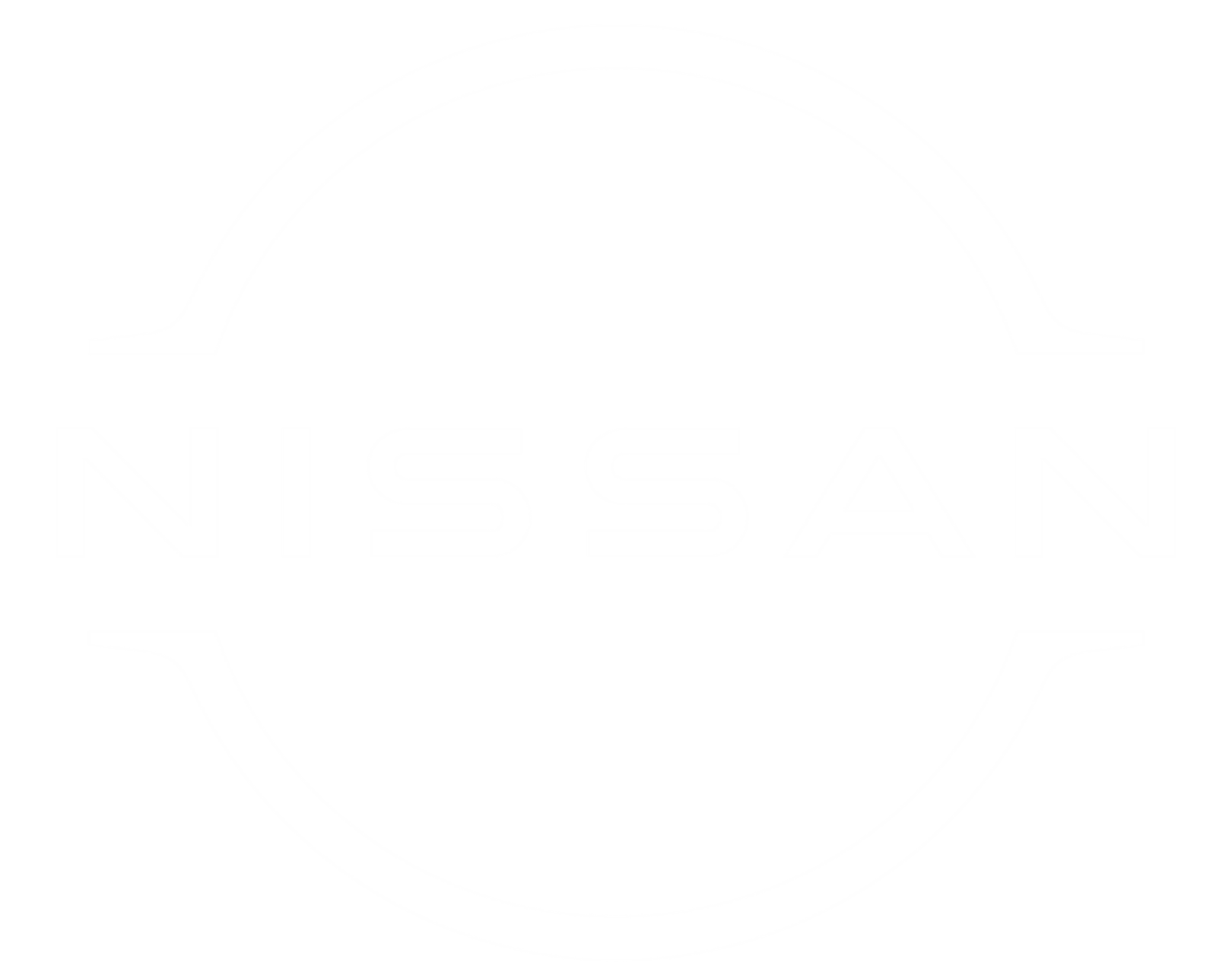 Nissan Logo white