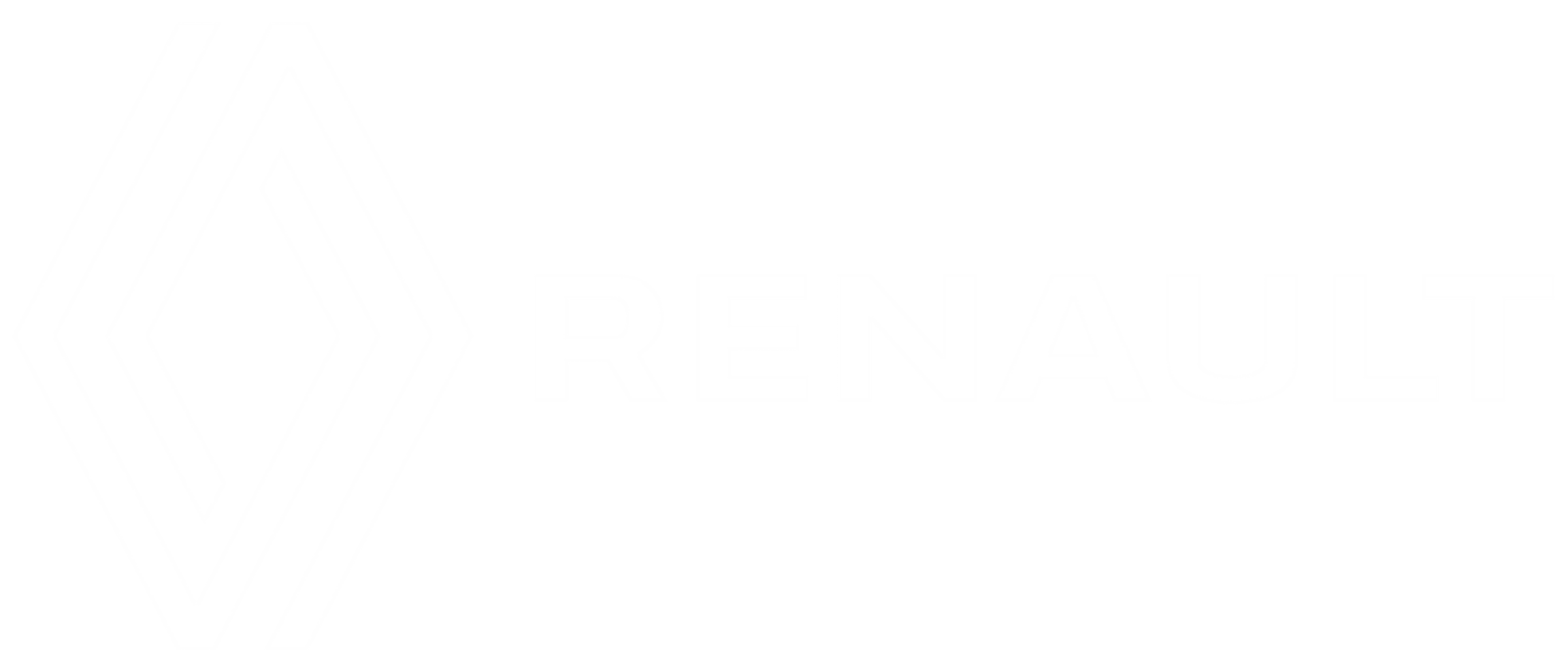 Renault Logo white