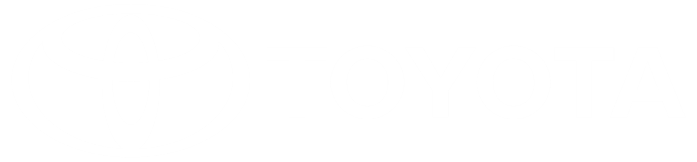 Toyota Logo white