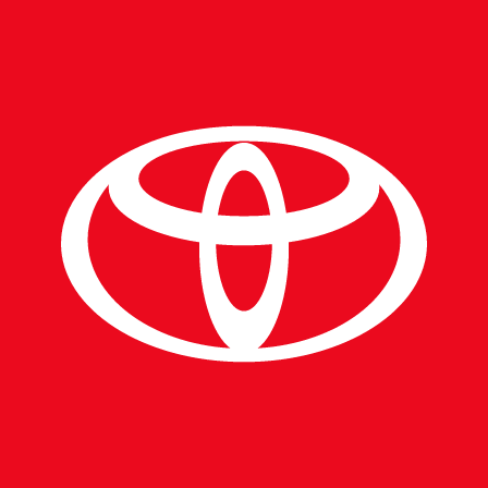 Toyota logo red background